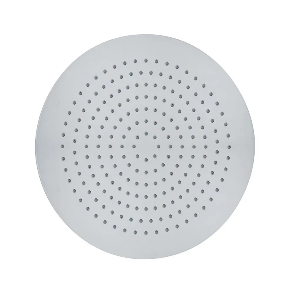 Douchette ronde Vienne 200mm nickel monojet avec articulation et inspectable pour présentations
