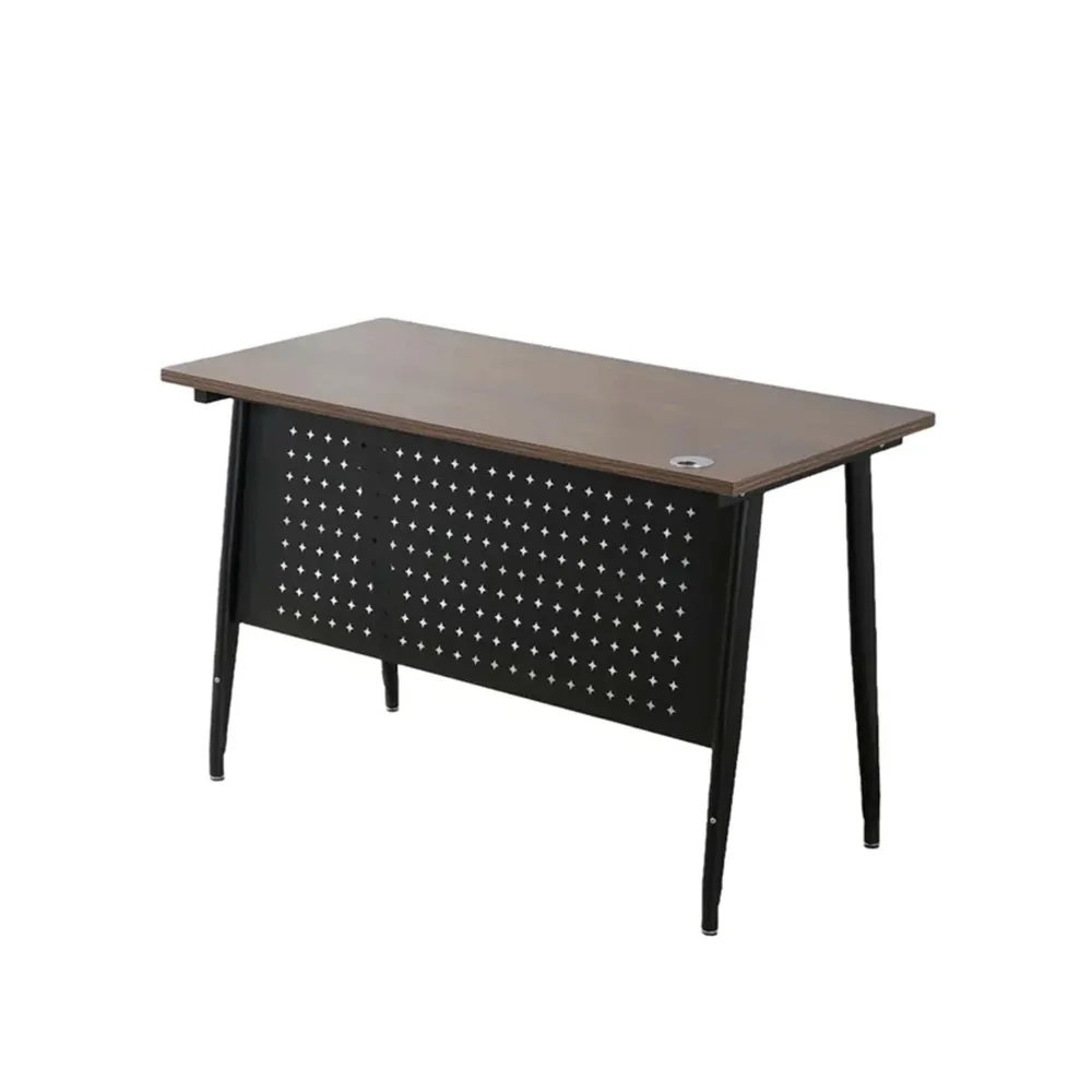 Exotic Designs Office Desk - Walnut & Noir jais