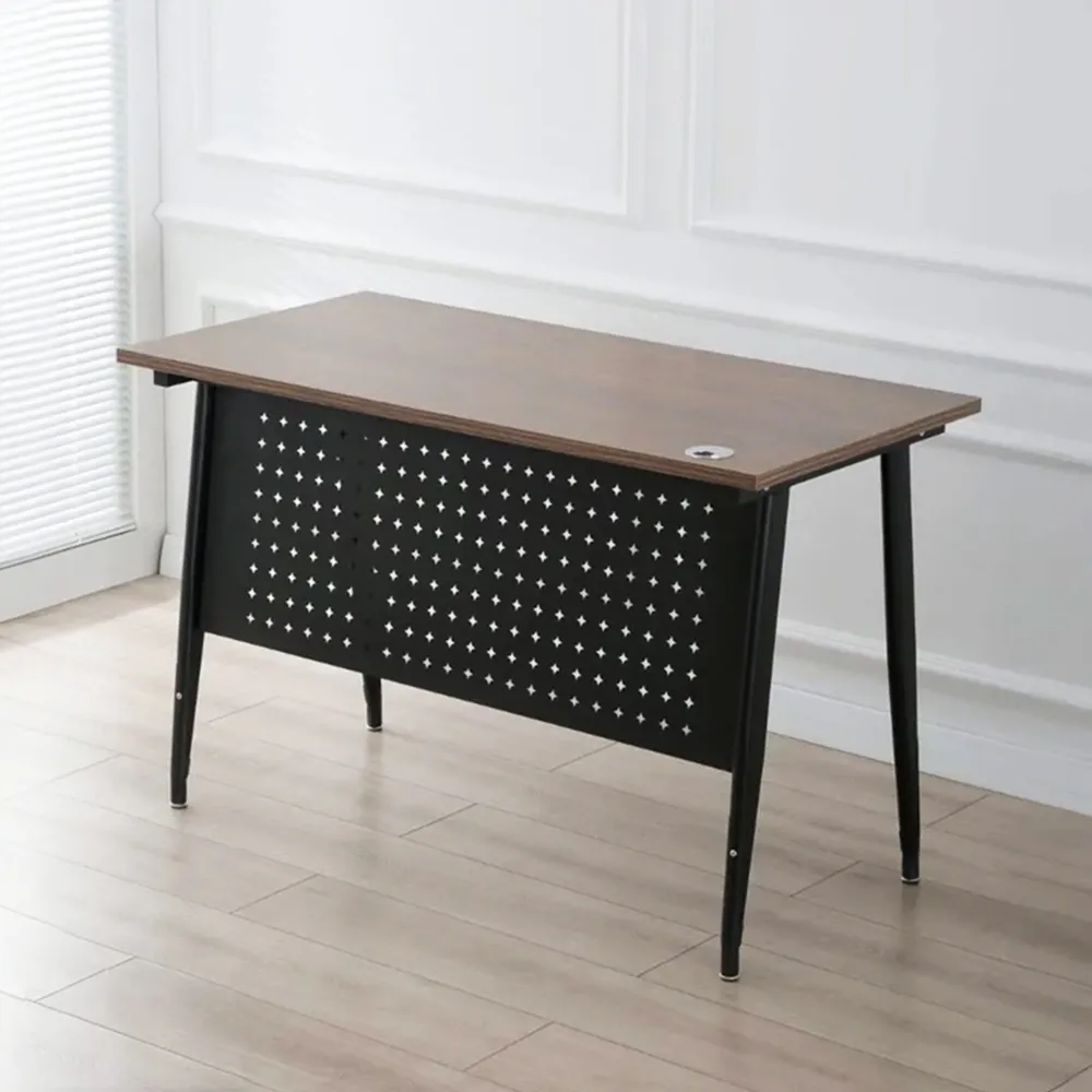 Exotic Designs Office Desk - Walnut & Noir jais