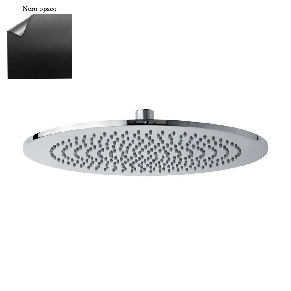Projecteur courte focale Douchette ronde Vienne 250mm monojets inspectable noir