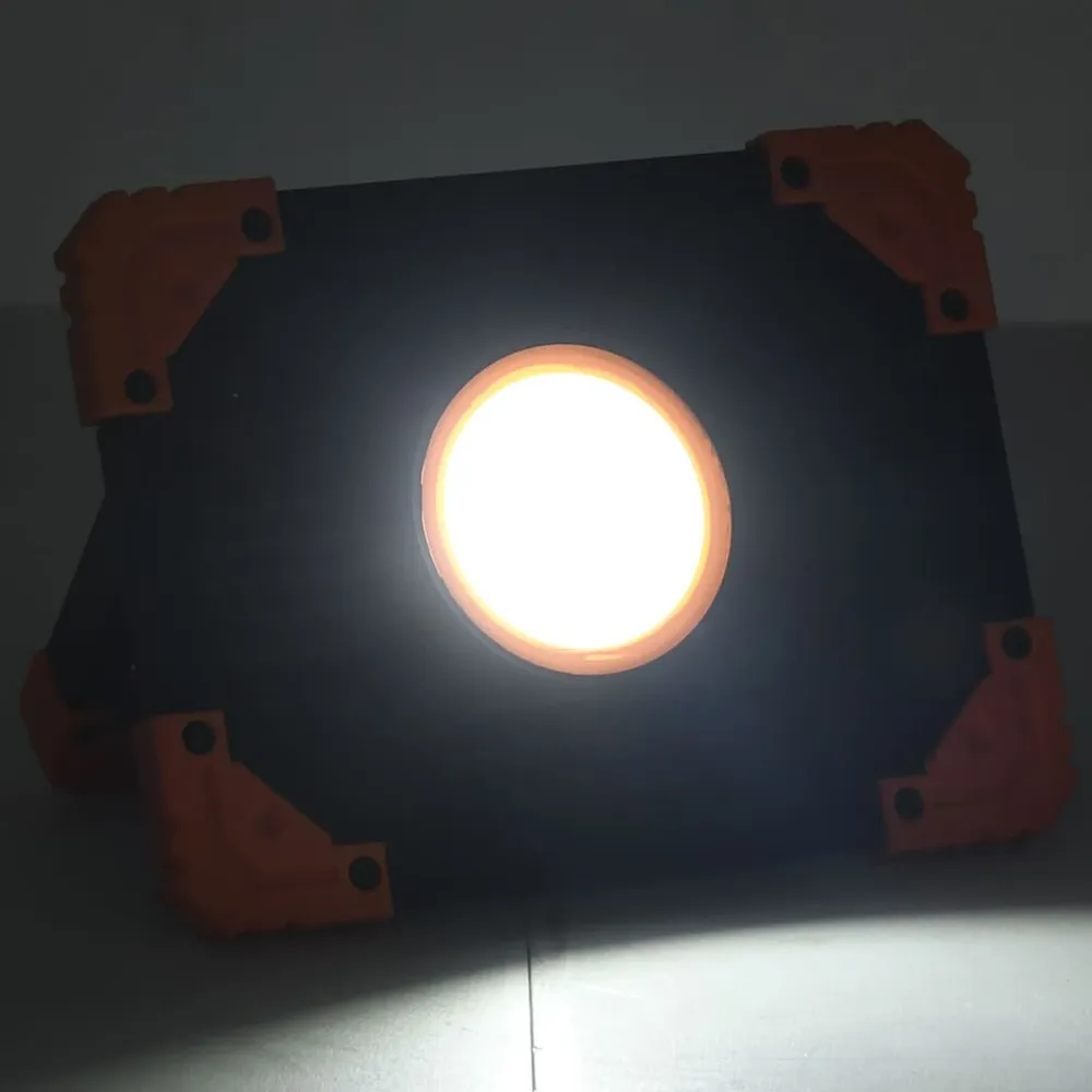 Projecteur à LED portable ABS 10 W Blanc glacial